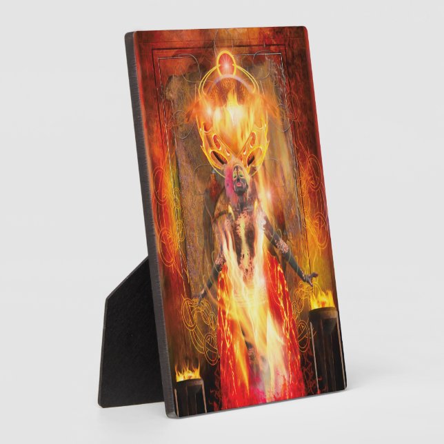 Göttin des Feuers PELE Fotoplatte (Seite)