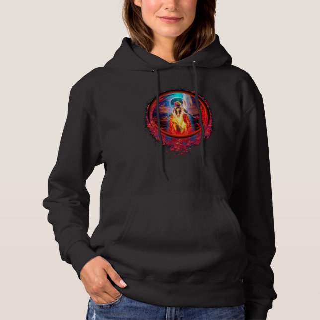 Göttin des Feuers PELE Hoodie (Vorderseite)