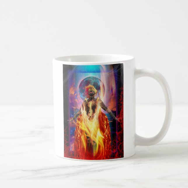 Göttin des Feuers PELE Kaffeetasse (Rechts)