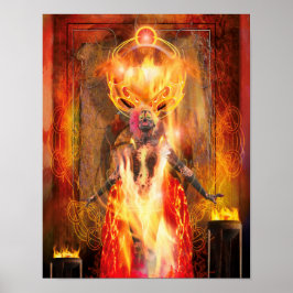 Göttin des Feuers PELE Poster