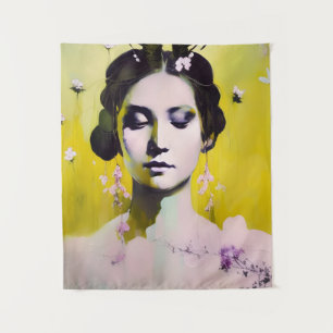 Göttin des Frühlings Wandteppich