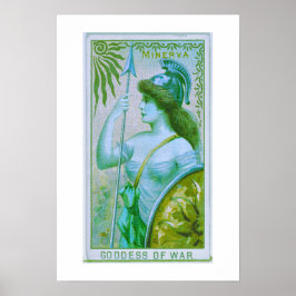 Göttin des Krieges, Minerva, Poster Print