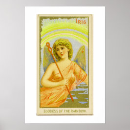 Göttin des Regenbogens, Iris, Poster Print
