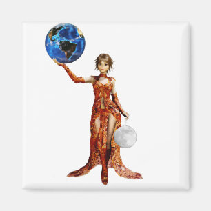 Göttin des Universums Magnet