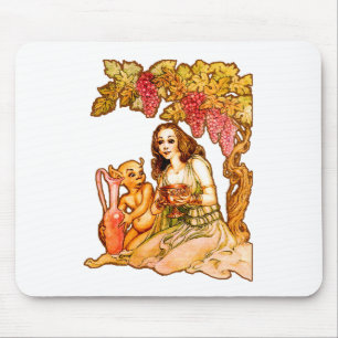 Göttin des Weines Mousepad