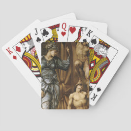 Göttin, die das Glücksrad dreht (Burne-Jones) Spielkarten