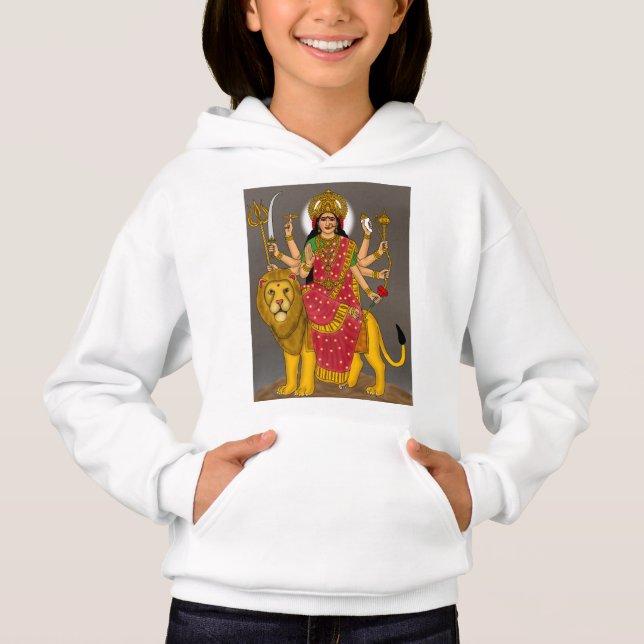 Göttin Durga Hoodie (Vorderseite)