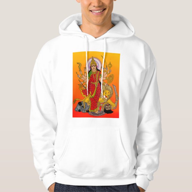Göttin Durga Hoodie (Vorderseite)