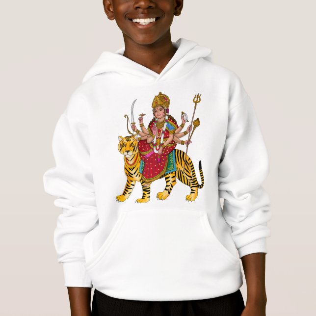 Göttin Durga Hoodie (Vorderseite)