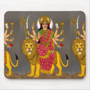 Göttin Durga-Mauspad Mousepad