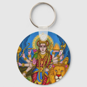 Göttin Durga Schlüsselanhänger