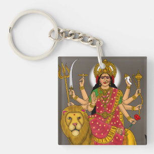 Göttin Durga Schlüsselanhänger
