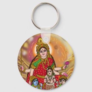 Göttin Durga Schlüsselanhänger