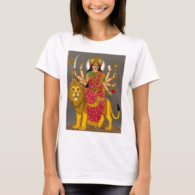 Göttin Durga T-Shirt (Vorderseite)