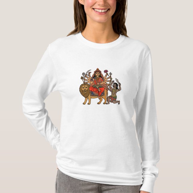 Göttin Durga T-Shirt (Vorderseite)