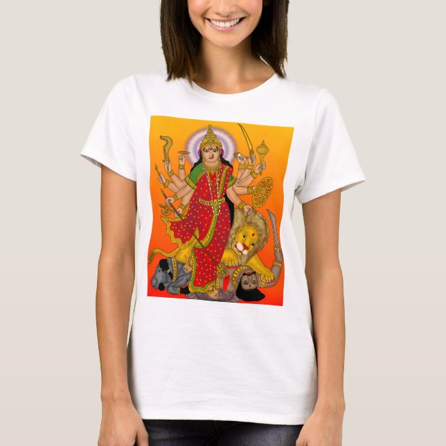 Göttin Durga T-Shirt (Vorderseite)