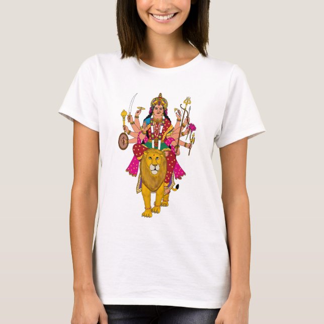 Göttin Durga T-Shirt (Vorderseite)