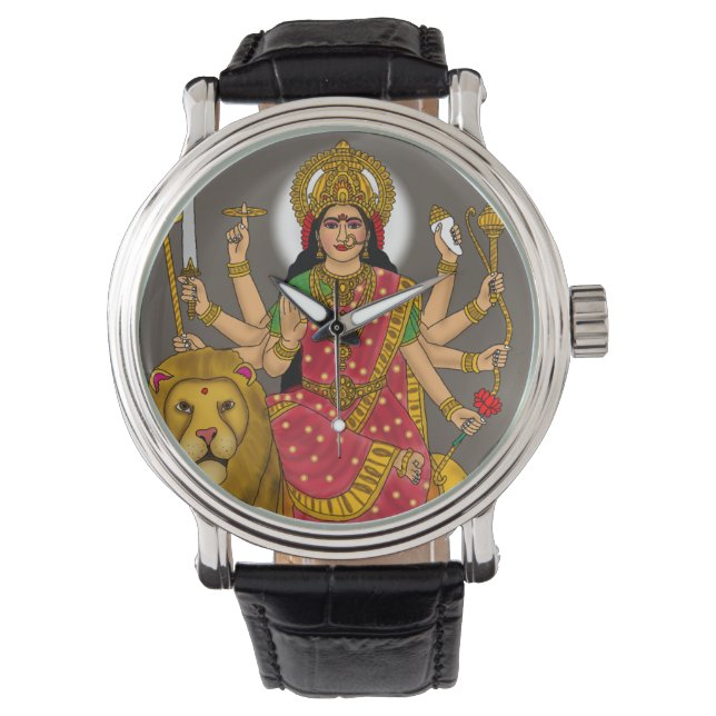 Göttin Durga Uhr (Vorderseite)