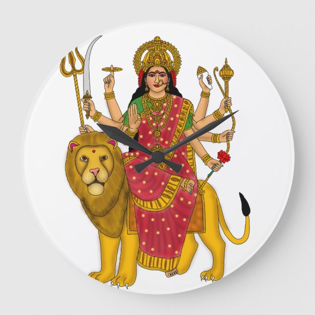 Göttin Durga Uhr (Vorderseite)