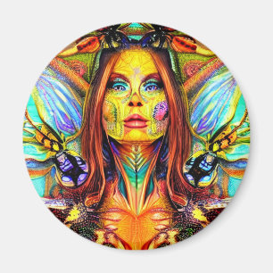 Göttin Gaia, die Erdatmmutter Magnet