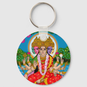 Göttin Gayatri Schlüsselanhänger