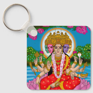 Göttin Gayatri Schlüsselanhänger
