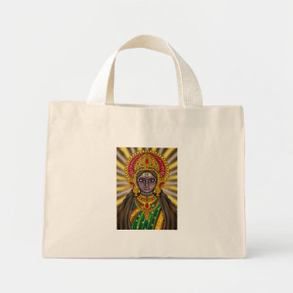 Göttin Kali Gesicht Tote Bag Mini Stoffbeutel