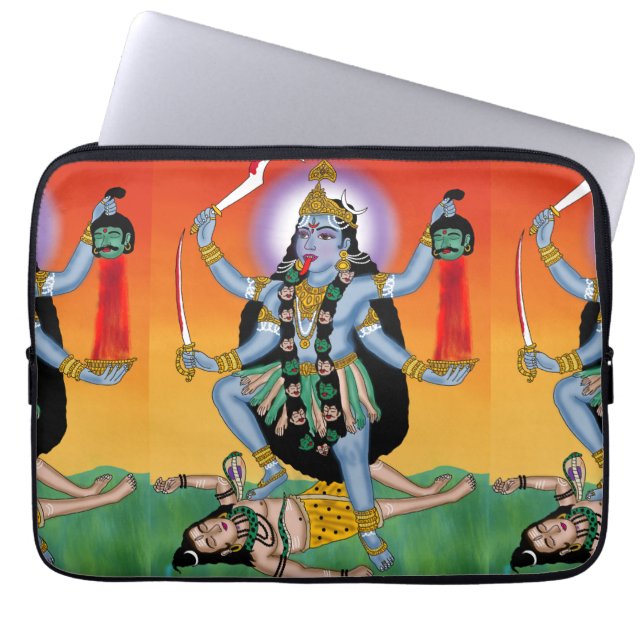 Göttin Kali Laptop-Hülle Laptopschutzhülle (Vorderseite)