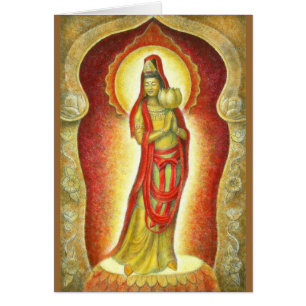 Göttin Kuan Yins Lotus