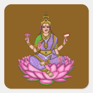Göttin Lakshmi Aufkleber