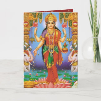 Göttin-Lakshmi Karte