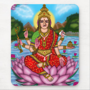 Göttin Lakshmi-Mauspad Mousepad