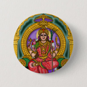 Göttin Lalita Tripurasundari Knopf Button