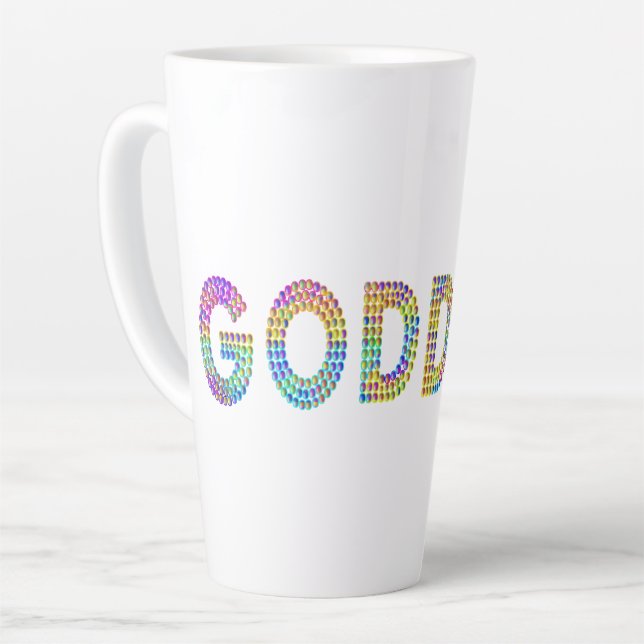 Göttin latte Tasse (Linke Ecke)