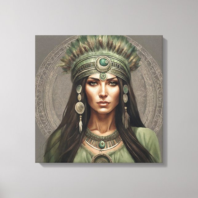 Göttin Leinwanddruck (Vorderseite)
