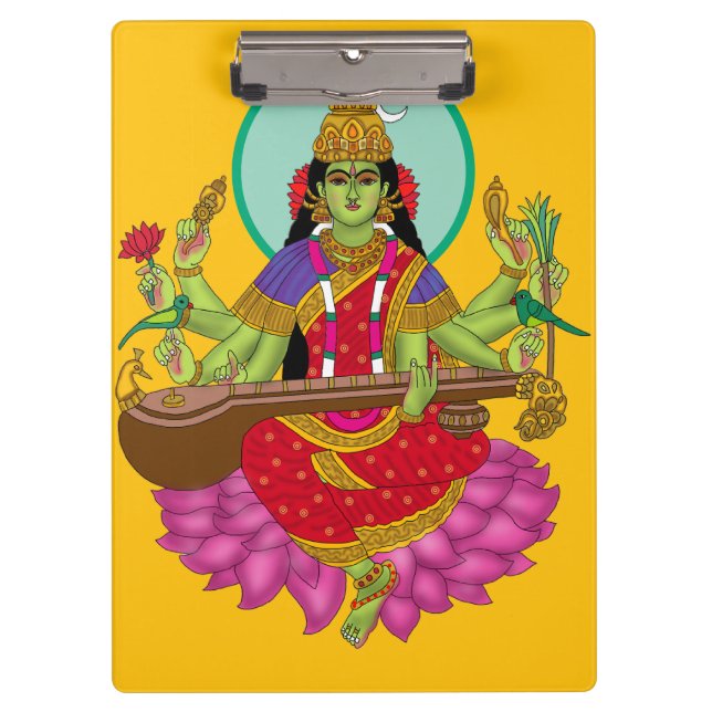 Göttin Matangi  Klemmbrett (Vorderseite)