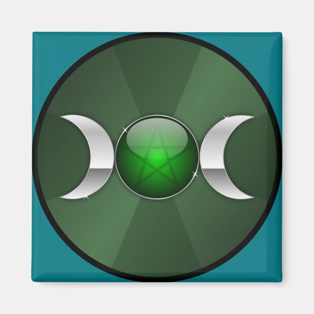 Göttin-Mondsymbol Magnet (Vorne)