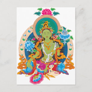 Göttin Postkarte