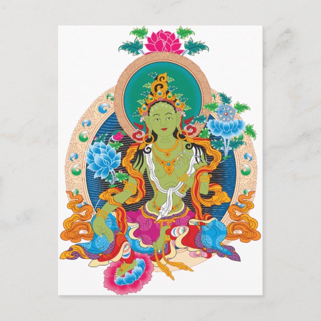 Göttin Postkarte (Vorderseite)