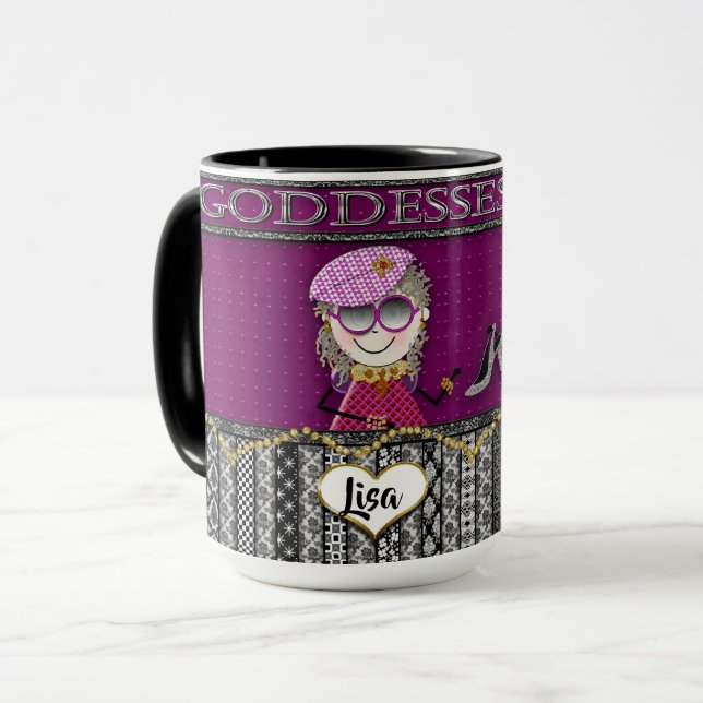 GÖTTIN-REGEL - DIE TASSE DER BESTEN FREUNDIN - (Vorderseite Links)