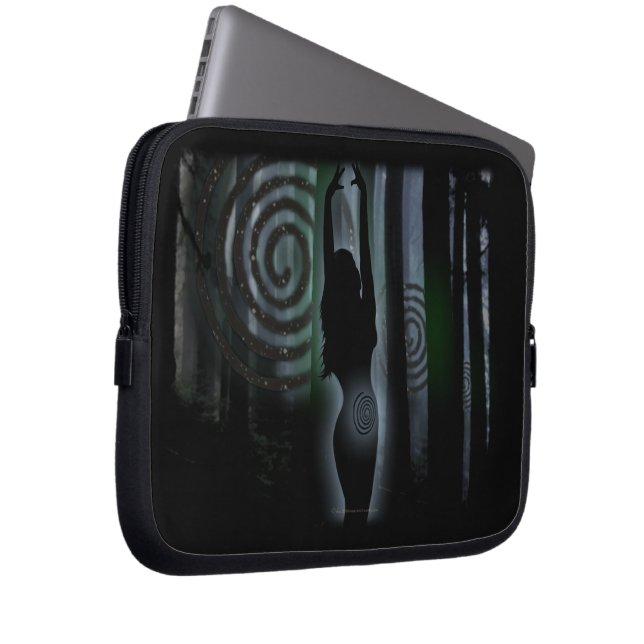 Göttin Spirale Laptopschutzhülle (Vorne Rechts)