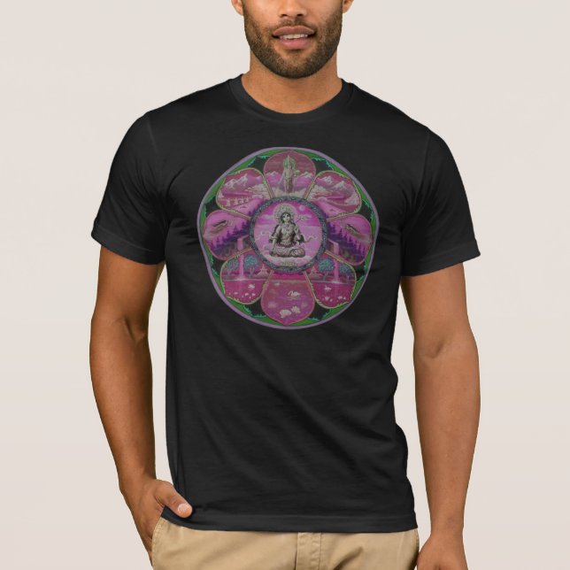 Göttin-Tara-Mandala T-Shirt (Vorderseite)