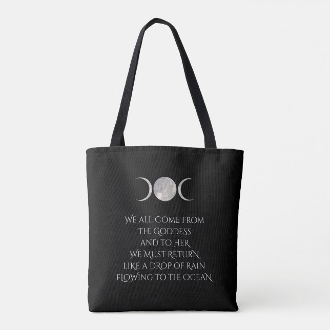 Göttin-Taschen-Tasche Tasche (Rückseite)