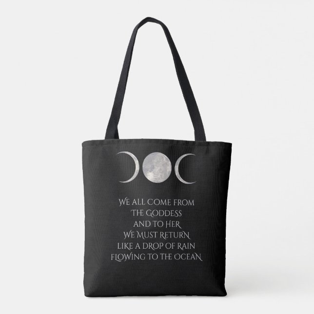 Göttin-Taschen-Tasche Tasche (Rückseite)