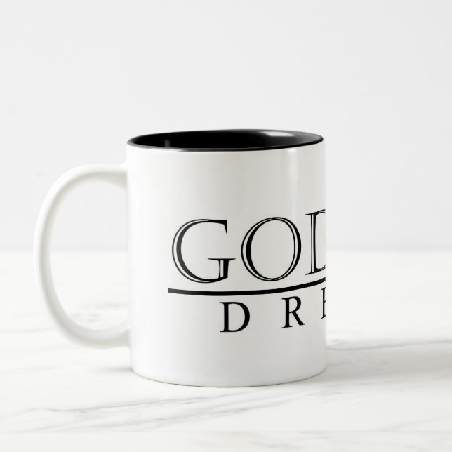 Göttin-Tasse Zweifarbige Tasse (Links)
