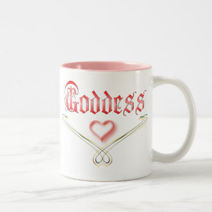 Göttin-Tasse Zweifarbige Tasse