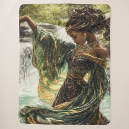 Göttin verzaubern durch magischen Wasserfall Sherpadecke