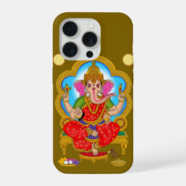 Göttin Vinayaki iPhone 15 Pro Hülle (Rückseite)