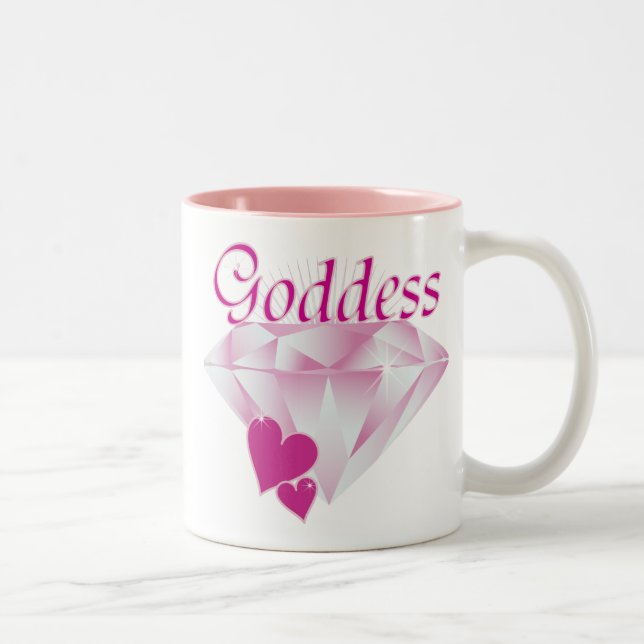 Göttin Zweifarbige Tasse (Rechts)