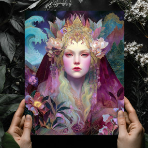 Göttinnen-Königin Fantasy-Wandkunst-Druck Poster